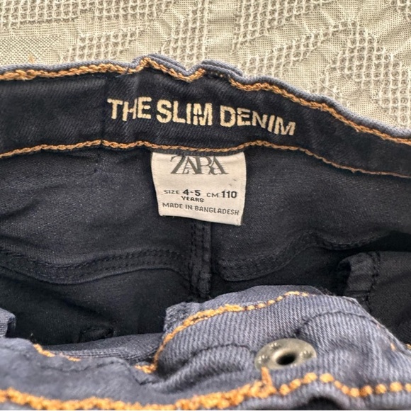 Boys Zara skinny jeans size 4-5T - Picture 2 of 4
